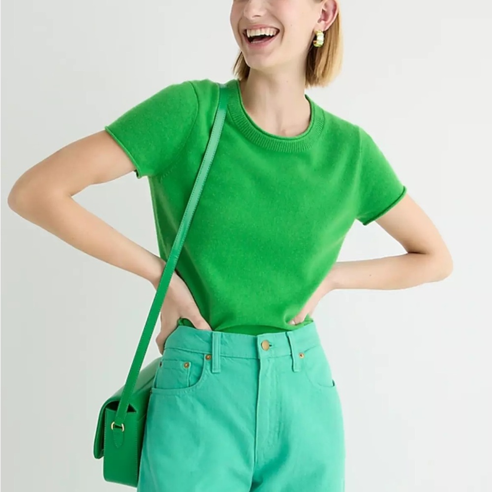 Jcrew Relaxed Cashmere Tee